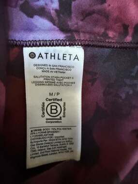 Athleta Salutation Stash Pocket II Printed Tight Leggings